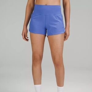 Speed Up High-Rise Lined Short 4" Colour Wild Indigo Size 4